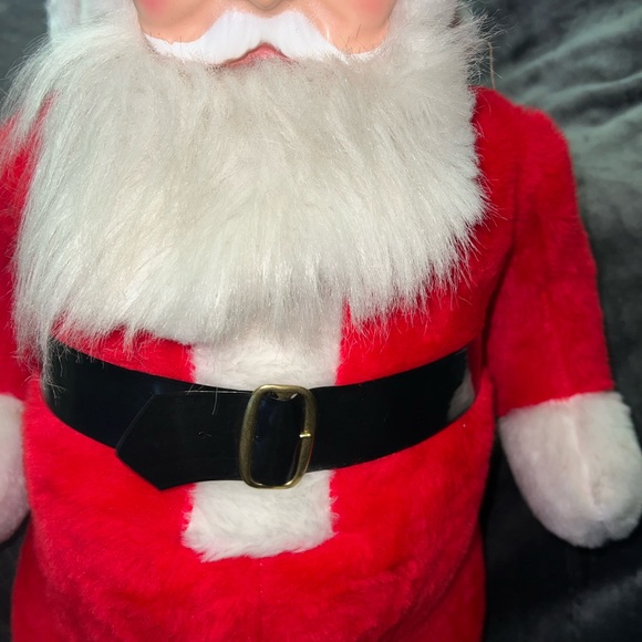 Parisi Creations 1960’s Santa Claus 42” Plush Hard Plastic Face Hard To Find - Picture 10 of 16